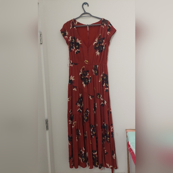 Free People Red Maxi Dress - Picture 4 of 4